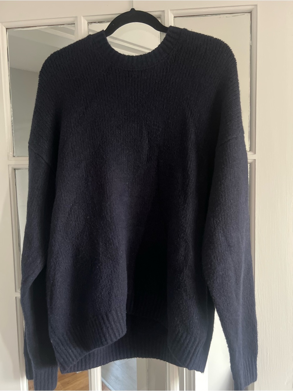 Abercrombie & Fitch Oversized Navy Sweater